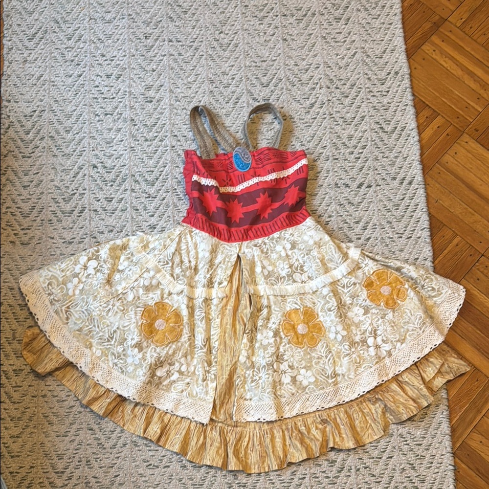 Moana custom made dress - Girls size 11